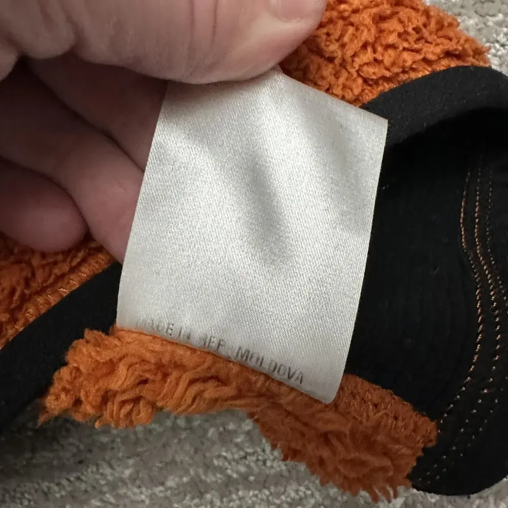 Montura Jacket Mens XL Orange Fleece Full Zip Stand Collar Hiking Outdoor - Picture 13 of 16